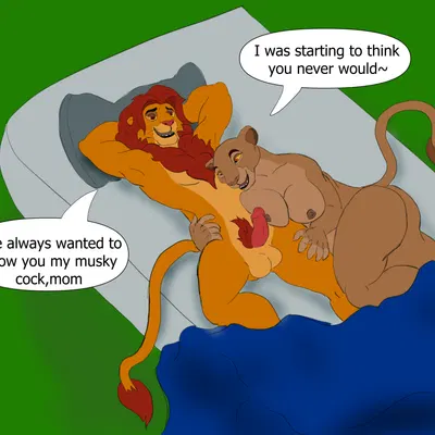 sarabi (the lion king), simba (the lion king) (disney, the lion king) created by idragonmoon (artist)