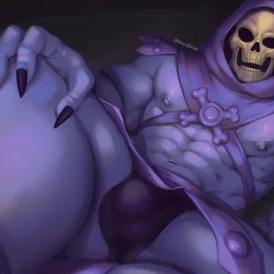 skeletor (masters of the universe, mattel) created by reddjackal