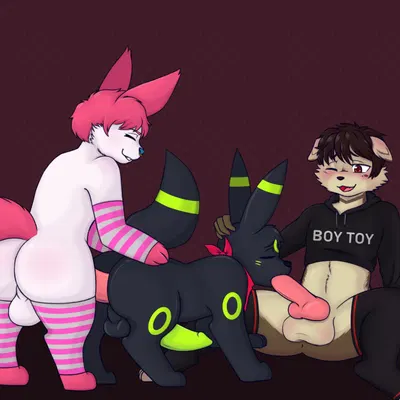 smoothie (sylveon), smoothie (wolfie) (nintendo, pokemon)