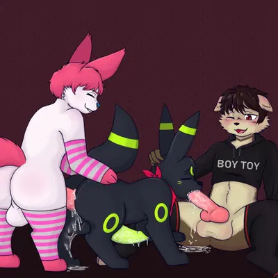 smoothie (sylveon), smoothie (wolfie) (nintendo, pokemon)