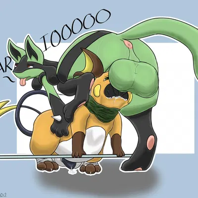 sparks the raichu (nintendo, pokemon) created by doodle moogle