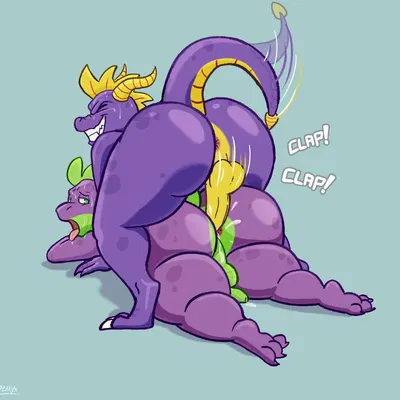 spike (mlp), spyro (activision, friendship is magic) created by demyxanthony artist