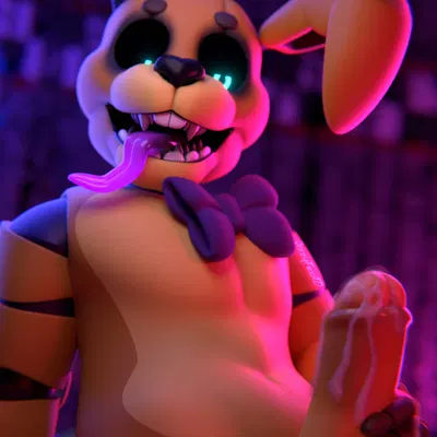 spring bonnie (fnaf) (five nights at freddy's, into the pit) created by jizzyfox