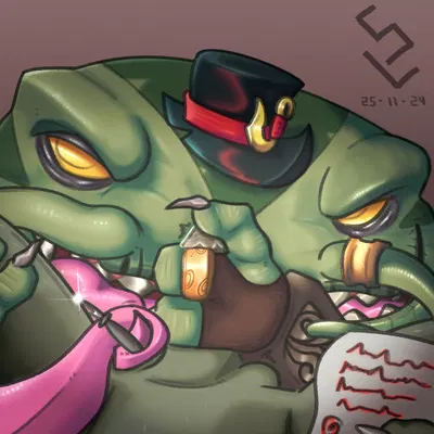 tahm kench (lol) (league of legends, mythology) created by sterlingrizzly