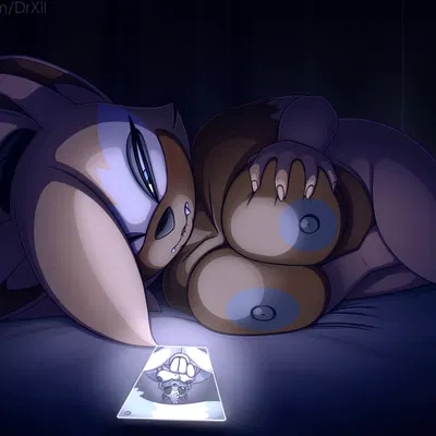 tangle the lemur, whisper the wolf (idw publishing, sega) created by drxii