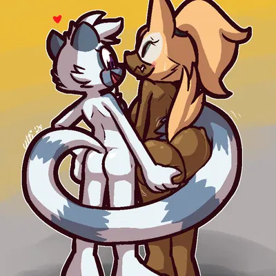 tangle the lemur, whisper the wolf (idw publishing, sega) created by ultilix