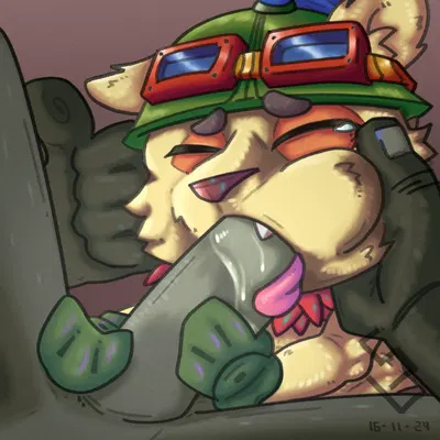 teemo (lol) (league of legends, riot games) created by sterlingrizzly