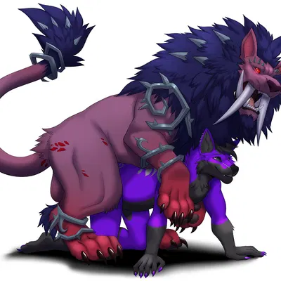 that purple fox created by dean.winchester