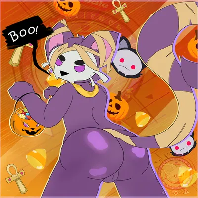 the first skullcat (halloween, pixile studios) created by hiroshi18