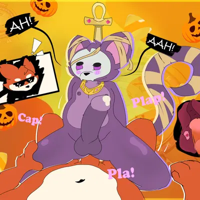 the first skullcat (halloween, pixile studios) created by hiroshi18