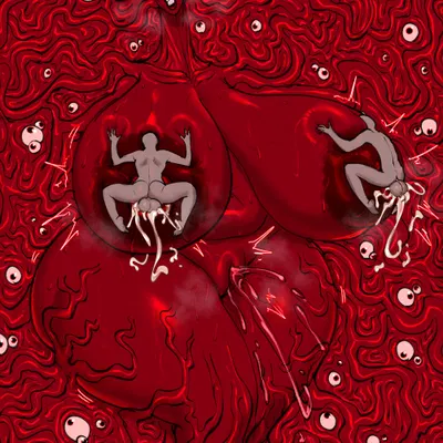 the flesh god (ze blackball.d) created by ze blackball.d