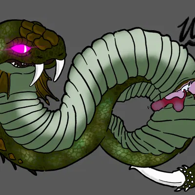 the great devourer (lego, ninjago) created by wyrmling (artist)