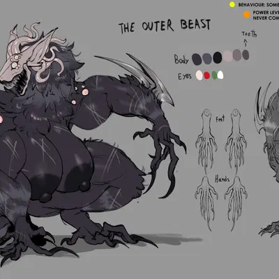 the outer beast (ze blackball.d) created by ze blackball.d