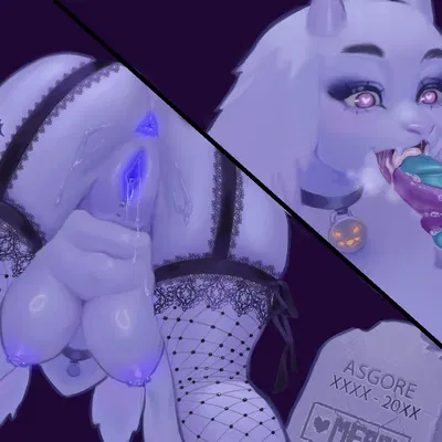 toriel (halloween, undertale) created by caramelhooves