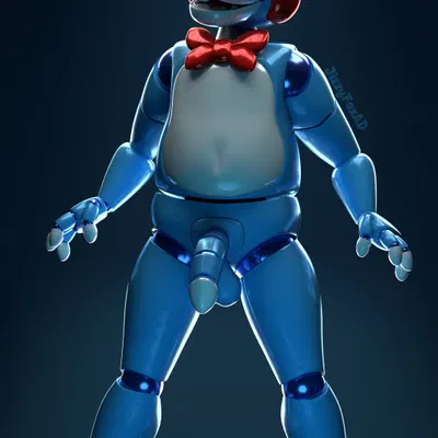toy bonnie (fnaf) (five nights at freddy's, five nights at freddy's 2) created by jizzyfox