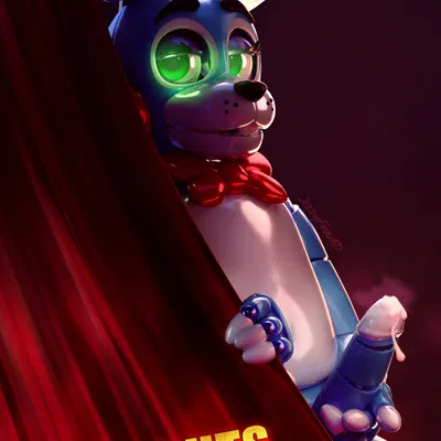toy bonnie (fnaf) (five nights at freddy's, five nights at freddy's 2) created by jizzyfox
