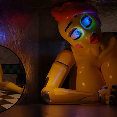 toy chica (fnaf) (five nights at freddy's, five nights at freddy's 2) created by lordchica (artist)