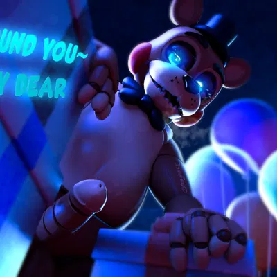 toy freddy (fnaf) (five nights at freddy's, five nights at freddy's 2) created by jizzyfox