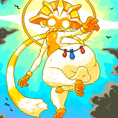 true sun god (bloons) (bloons tower defense, ninja kiwi) created by toilet man