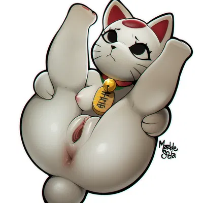 turbo granny (dandadan) (dandadan, maneki-neko) created by marblesoda