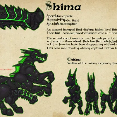 villainshima (dungeons and dragons, hasbro) created by velvetdraw