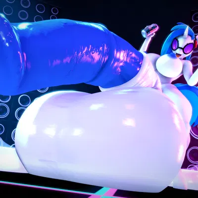 vinyl scratch (mlp) (friendship is magic, hasbro) created by cryowolf9