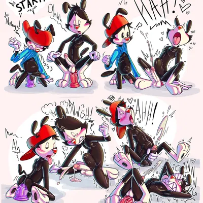 wakko warner, yakko warner (animaniacs, warner brothers) created by kcnite