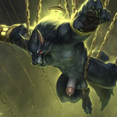 warwick (lol) (league of legends, riot games) created by voldyscribbles