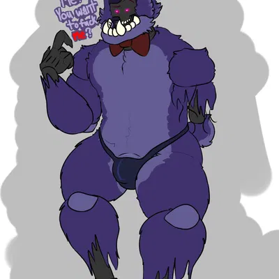 withered bonnie (fnaf) (five nights at freddy's, five nights at freddy's 2) created by filledcrossiant