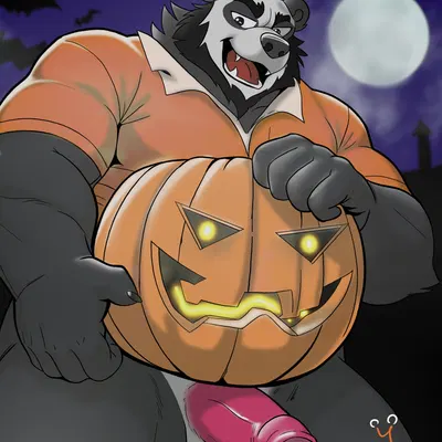 yetsupanda (halloween) created by yetsu