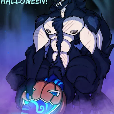 zach snowfox (halloween, mythology) created by redgreenfluffball