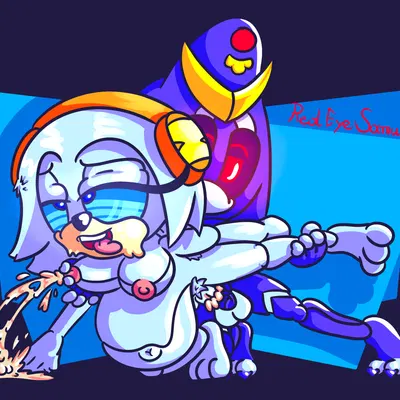 zeta the echidna created by redeye samurai, zeta r-02