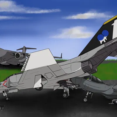 a-10 thunderbolt ii, boeing created by tokon (artist)