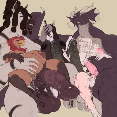 abaeze (retro), lucy bellatrix, miso (misonine) (dungeons and dragons, hasbro) created by hierro (artist)