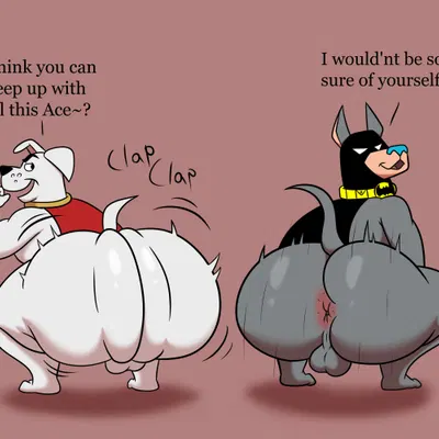 ace the bat-hound, krypto (dc comics, dc league of super-pets) created by colossalstars