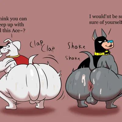 ace the bat-hound, krypto (dc comics, dc league of super-pets) created by colossalstars