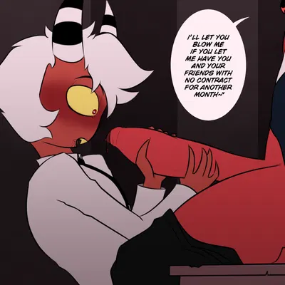 adorable intern (helluva boss), blitzo (helluva boss) (hellaverse, helluva boss) created by leponsart