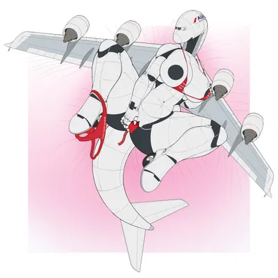 air france, airbus created by ndragon3