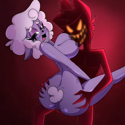 alastor (hazbin hotel), sheep demon (hazbin hotel) (hazbin hotel, hellaverse) created by mowwitchblade