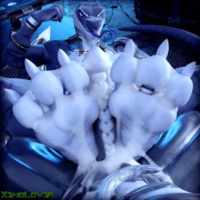 alizea (alizea skall), x3no (alien (franchise)) created by thekidxeno