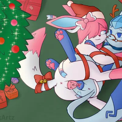almo (mavekartz), sylv (sylv ink) (christmas, nintendo) created by mavekartz