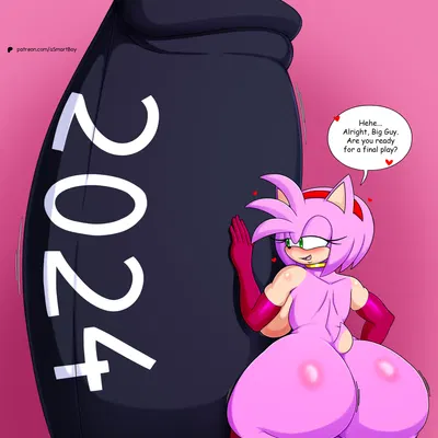 amy rose (sega, sonic the hedgehog (series)) created by asmartboy