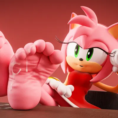 amy rose (sega, sonic the hedgehog (series)) created by milkmeister3d