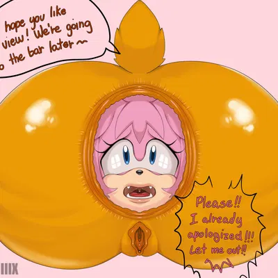 amy rose (sega, sonic the hedgehog (series)) created by ozeniix