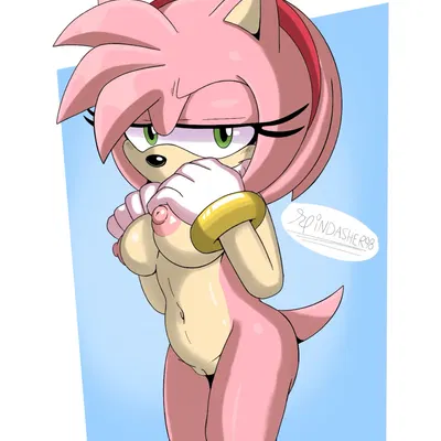amy rose (sega, sonic the hedgehog (series)) created by spindasher98