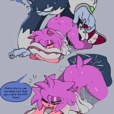 amy rose, sonic the hedgehog, sonic the werehog (sega, sonic the hedgehog (series)) created by quavernsfw