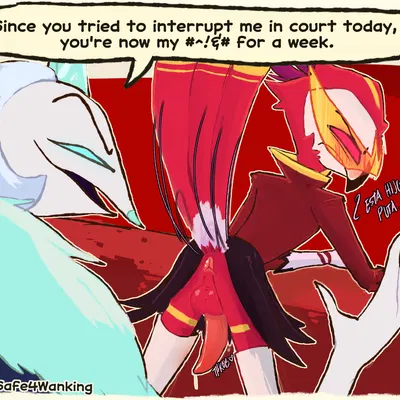 andrealphus (helluva boss), vassago (helluva boss) (hellaverse, helluva boss) created by notsafeforwanking