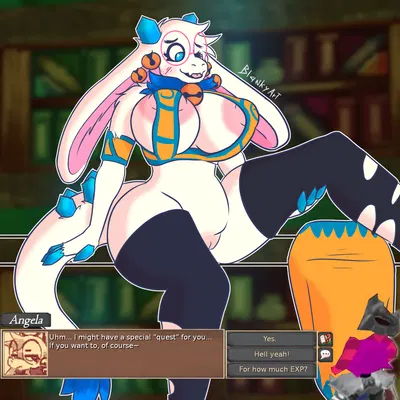 angela flux (atlyss, mythology) created by blankyart