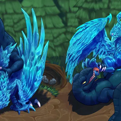 anivia (lol), ciello (jurassicscales) (league of legends, mythology) created by kaiparrot