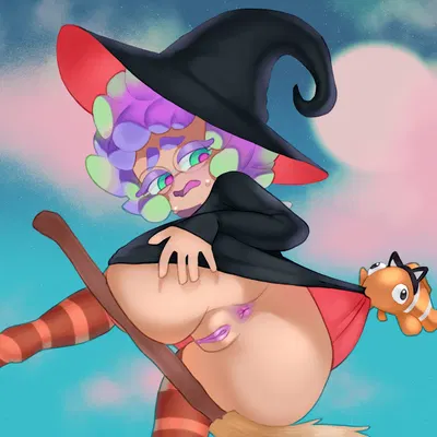 annie (splatoon), moe (splatoon) (halloween, nintendo) created by vespbee